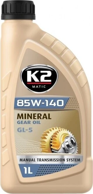 K2 minerální olej převodový 85W-140 GL5 GL4 1L | O5521E
