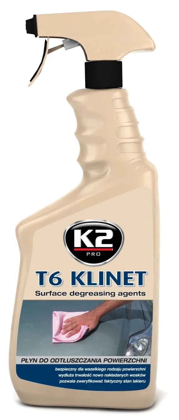K2 K2 T6 KLINET 770 ml - odmašťovač a čistič laku