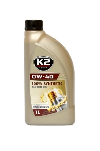 K2 plně syntetický motorový olej 0W-40 1L | O0231S
