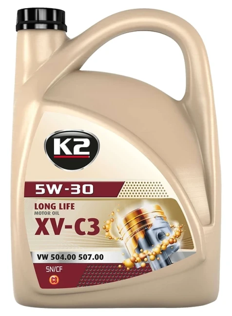 K2 K2 TEXAR 5W-30 LONG LIFE BENZIN, DIESEL, LPG 5 l - motorový olej syntetický