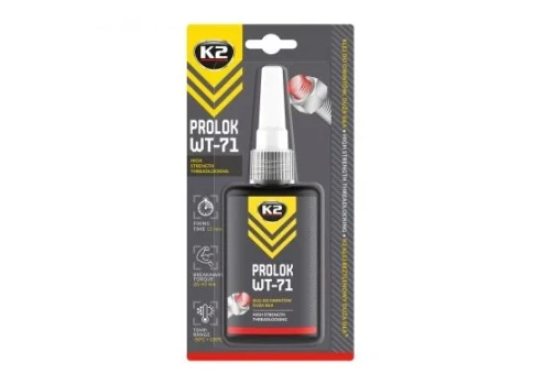 K2 PROLOK WT-71 - 50 ml - fixátor šroubových spojů vysoké pevnosti (červený)