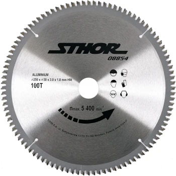Kotouč na hliník 250 x 30 mm 100z TO-08854
