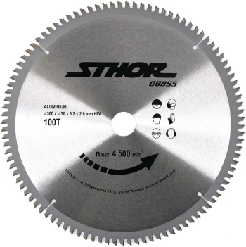 Kotouč na hliník 300 x 30 mm 100z TO-08855