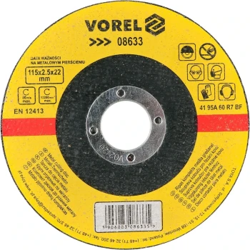 Kotouč řezný na kov 115 x 22 x 2,5 mm TO-08633