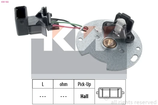 KW Snímač, zapalovací impuls Made in Italy - OE Equivalent  (430 182)