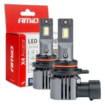 AMiO LED žárovky X4-series AVIATOR HIR2 9012 6500K max. 44W  | 03768