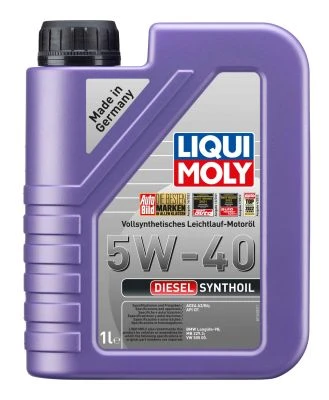 LIQUI MOLY Motorový olej Diesel Synthoil 5W-40 1 l  (1340)
