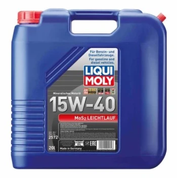 LIQUI MOLY Motorový olej MoS2 Leichtlauf 15W-40 20 l  (2572)