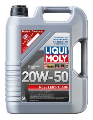 LIQUI MOLY Motorový olej MoS2 Leichtlauf 20W-50 5 l  (1212)