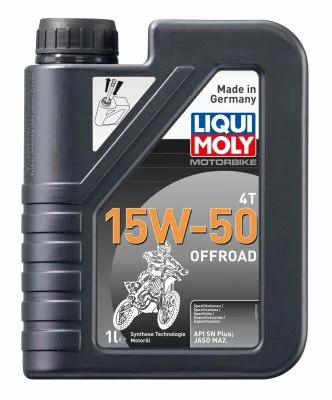 LIQUI MOLY Motorový olej Motorbike 4T 15W-50 Offroad 1 l  (3057)