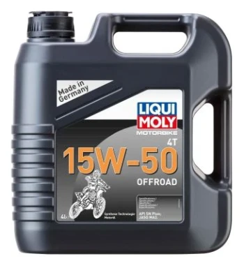 LIQUI MOLY Motorový olej Motorbike 4T 15W-50 Offroad 4 l  (3058)
