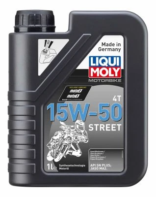 LIQUI MOLY Motorový olej Motorbike 4T 15W-50 Street 1 l  (2555)