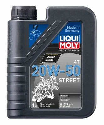LIQUI MOLY Motorový olej Motorbike 4T 20W-50 Street 1 l  (1500)