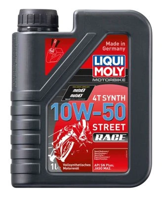 LIQUI MOLY Motorový olej Motorbike 4T Synth 10W-50 Street Race 1 l  (1502)
