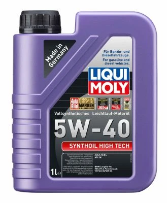 LIQUI MOLY Motorový olej Synthoil High Tech 5W-40 1 l  (1855)