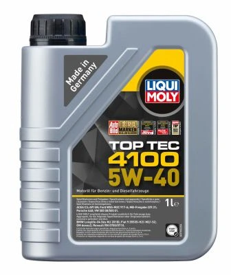 LIQUI MOLY Motorový olej Top Tec 4100 5W-40 1 l  (3700)