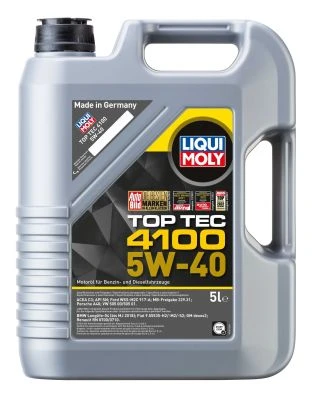 LIQUI MOLY Motorový olej Top Tec 4100 5W-40 5 l  (3701)