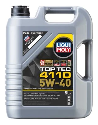 LIQUI MOLY Motorový olej Top Tec 4110 5W-40 5 l  (21479)