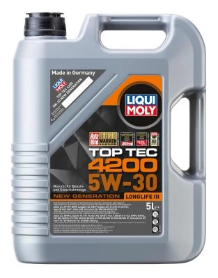 LIQUI MOLY Motorový olej Top Tec 4200 5W-30 New Generation 5 l  (8973)