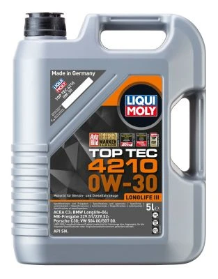 LIQUI MOLY Motorový olej Top Tec 4210 0W-30 5 l  (21605)