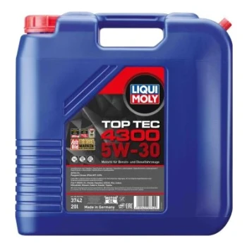 LIQUI MOLY Motorový olej Top Tec 4300 5W-30 20 l  (3742)