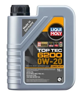LIQUI MOLY Motorový olej Top Tec 6200 0W-20 1 l  (20787)