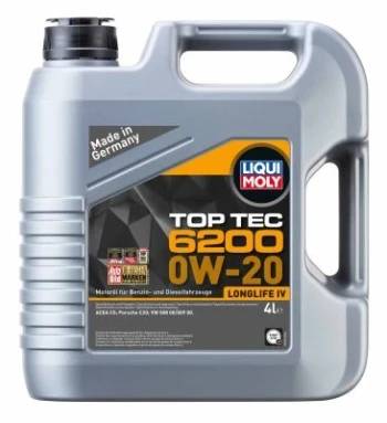 LIQUI MOLY Motorový olej Top Tec 6200 0W-20 4 l  (20788)