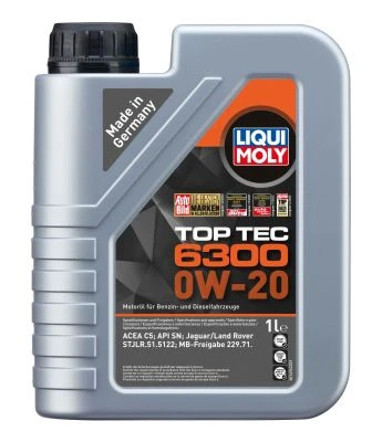 LIQUI MOLY Motorový olej Top Tec 6300 0W-20 1 l  (21216)