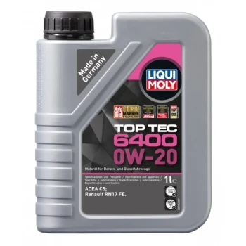 LIQUI MOLY Motorový olej top tec 6400 0w-20 21584