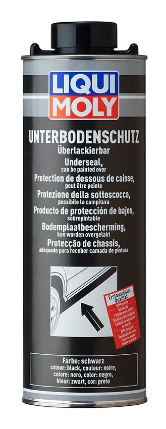 LIQUI MOLY Ochrana podvozku - černá, přelakovatelná 6114