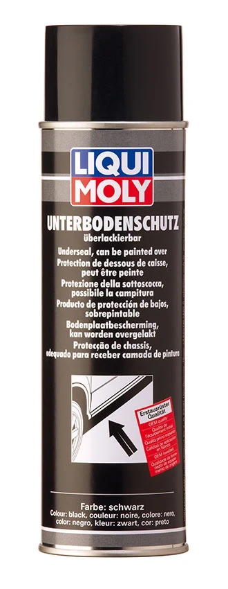 LIQUI MOLY Ochrana podvozku - černá, přelakovatelná - sprej 6113