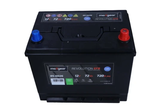 MAXGEAR startovací baterie 72Ah  (85-0026)
