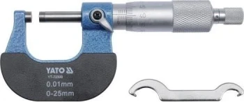 Mechanický mikrometr NARZEDZIA WARSZTAT YATO YT-72300, 0-25 mm / 0,01 mm