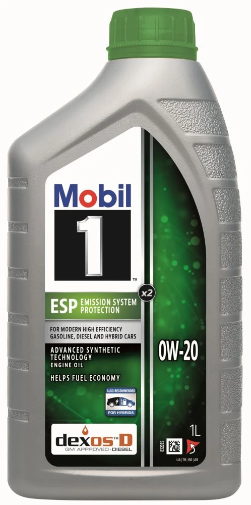 MOBIL Motorový olej MOBIL 1 ESP X2 0W-20 1 l  (157783)