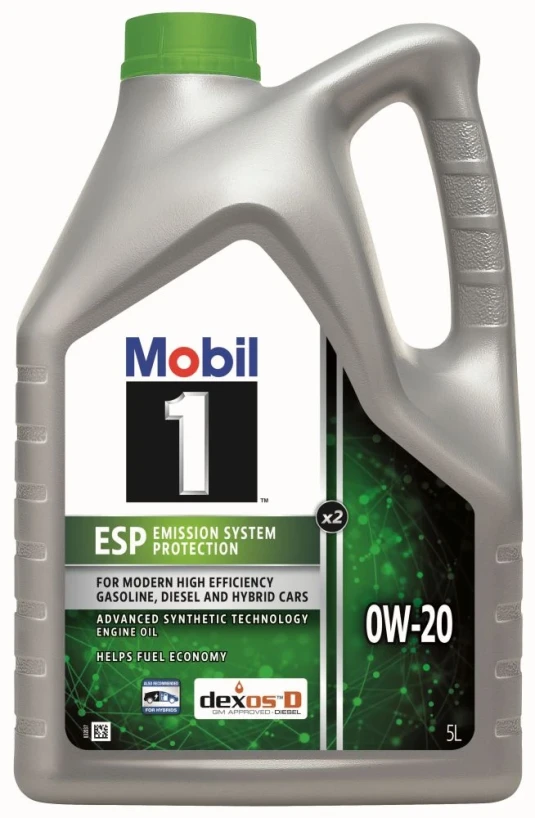 MOBIL Motorový olej MOBIL 1 ESP X2 0W-20 5 l  (157784)