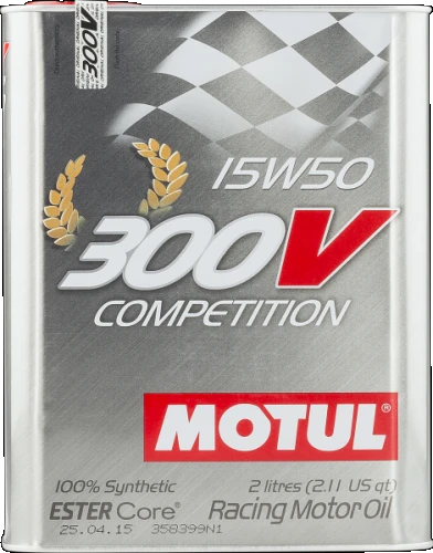 MOTUL Motorový olej 300V COMPETITION 15W-50 2 l  (104244)
