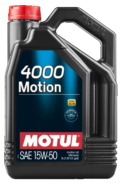 MOTUL Motorový olej 4000 MOTION 15W-50 5 l  (100283)