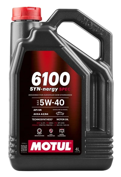 MOTUL Motorový olej 6100 SYN-NERGY SPEC 5W-40 4 l  (112926)