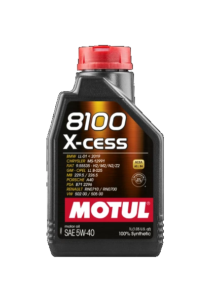 MOTUL Motorový olej 8100 X-CESS 5W-40 1 l  (102784)