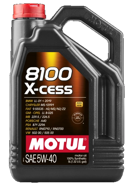 MOTUL Motorový olej 8100 X-CESS 5W-40 5 l  (102870)