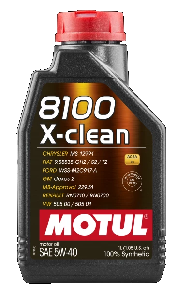 MOTUL Motorový olej 8100 X-CLEAN 5W-40 1 l  (102786)