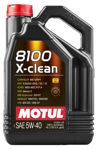 MOTUL Motorový olej 8100 X-CLEAN 5W-40 4 l  (104720)