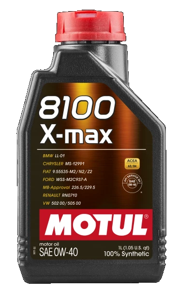 MOTUL Motorový olej 8100 X-MAX 0W-40 1 l  (104531)