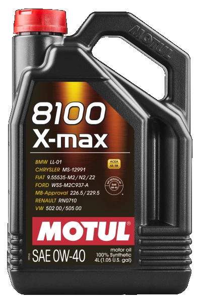 MOTUL Motorový olej 8100 X-MAX 0W-40 4 l  (104532)