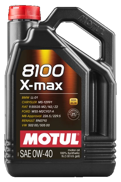 MOTUL Motorový olej 8100 X-MAX 0W-40 5 l  (104533)