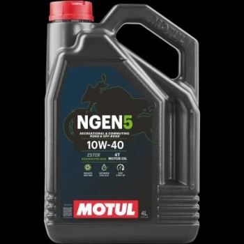 MOTUL Motorový olej NGEN 5 10W-40 4T 4 l  (111830)