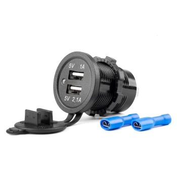 AMiO Nabíječka 2xUSB 12/24V MOD-03  | 02853