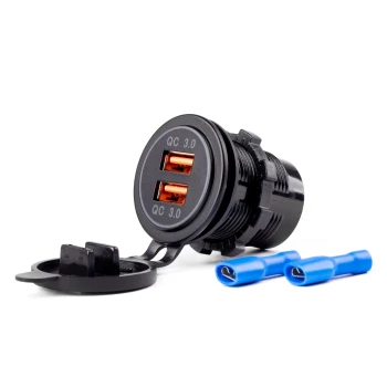 AMiO Nabíječka 2xUSB 12/24V MOD-05  | 02855