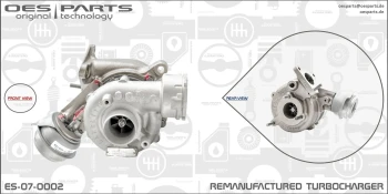 OES PARTS Dmychadlo, plnění Product line OES-PARTS  (ES-07-0002)