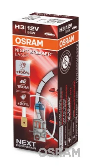 OSRAM Zarovka, dalkovy svetlomet NIGHT BREAKER® LASER next generation  (64151NL)